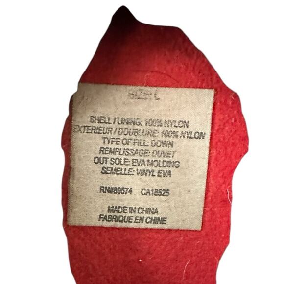 Mountain Hardwear Down Booties, Men's Size Large - Gray - Picture 6 of 7